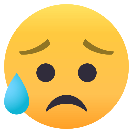 Sad emoji